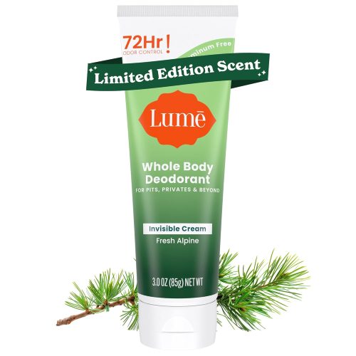 Lume Whole Body Deodorant - Invisible Cream Tube - 72 Hour Odor Control - Doctor Developed - Aluminum Free.